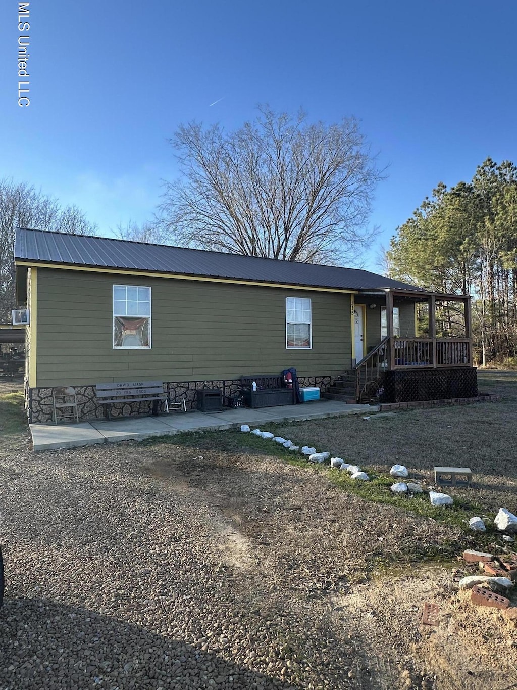 exterior space with a patio