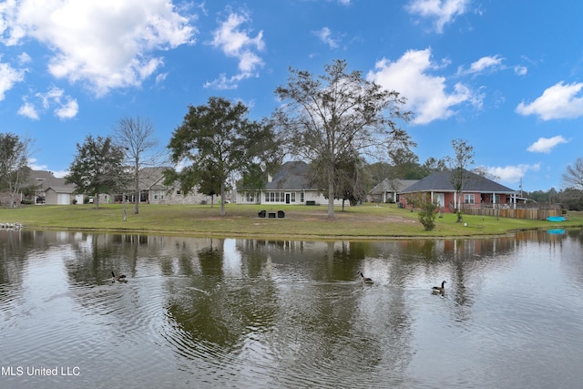 property view of water