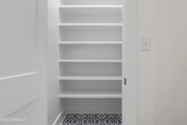 view of closet