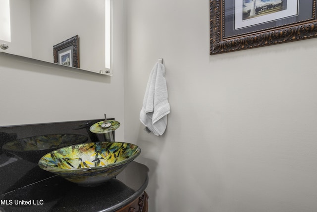 bathroom featuring a sink