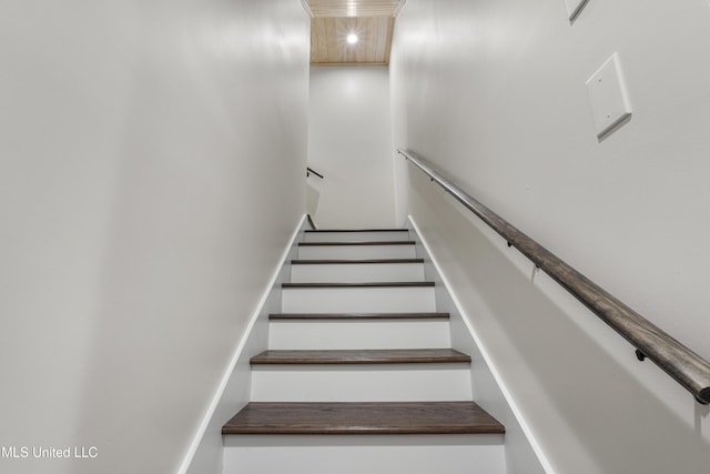 view of stairs