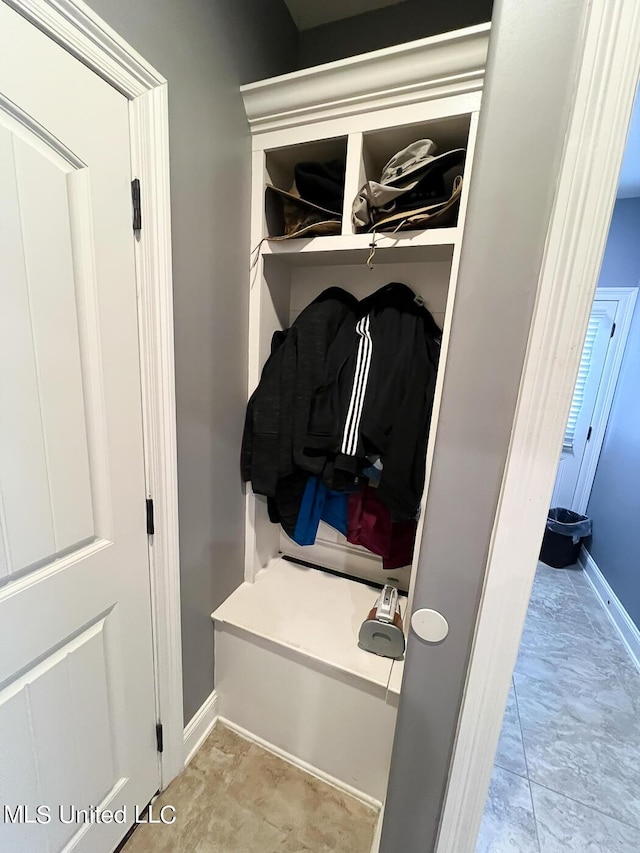 view of mudroom