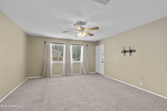 151 Lakebend Cir, Brandon, MS 39042 - unfurnished room with ceiling fan and carpet flooring
