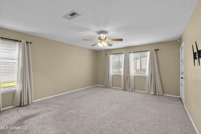 151 Lakebend Cir, Brandon, MS 39042 - carpeted spare room featuring ceiling fan and baseboards