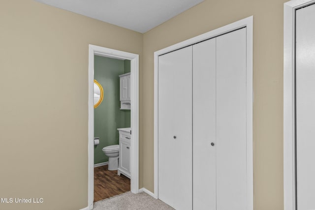 151 Lakebend Cir, Brandon, MS 39042 - carpeted bedroom with a closet and ensuite bathroom