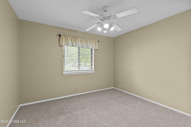 151 Lakebend Cir, Brandon, MS 39042 - empty room featuring carpet flooring and a ceiling fan