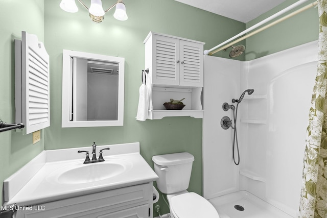 151 Lakebend Cir, Brandon, MS 39042 - full bathroom featuring a shower with shower curtain and vanity