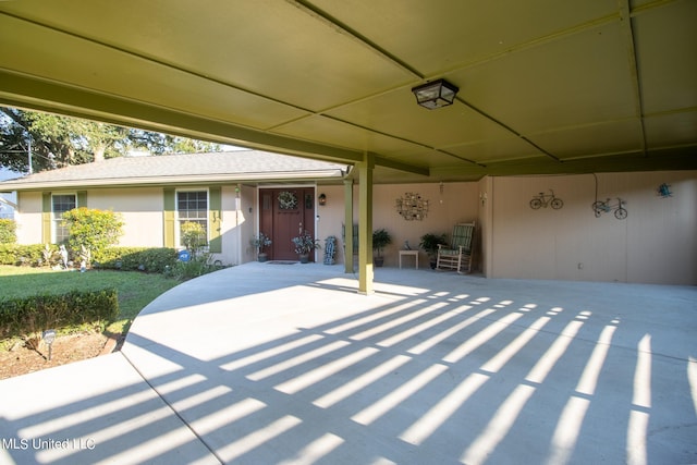 view of patio