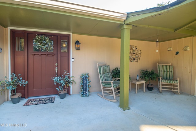 view of entrance to property