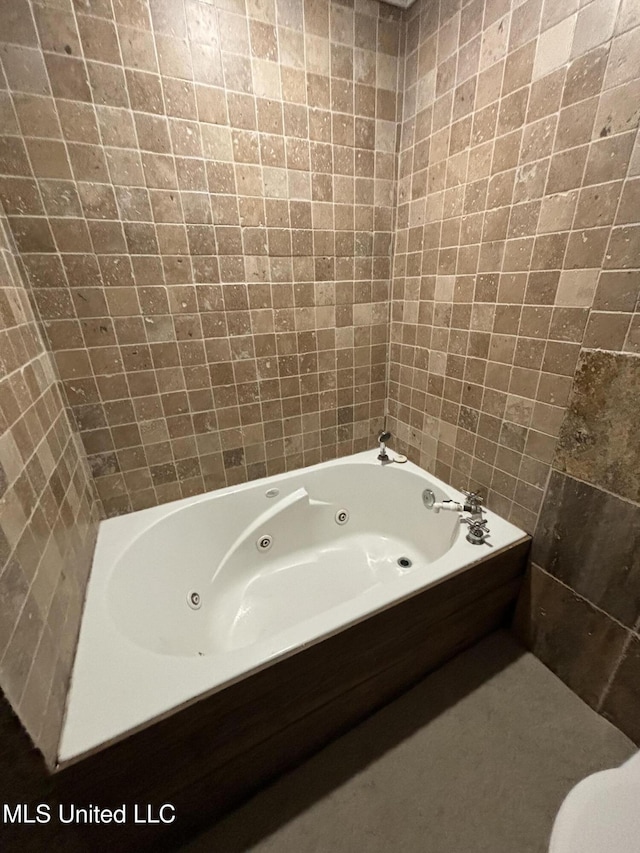 bathroom with a bathtub