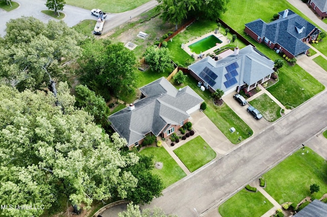 drone / aerial view