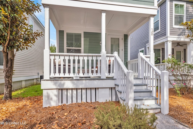 2207 Government St Unit 15, Ocean Springs, MS 39564 - entrance to property featuring covered porch