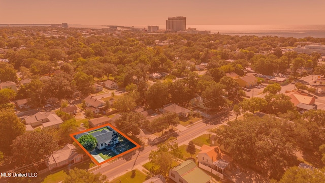 258 Porter Ave, Biloxi, MS 39530 - view of aerial view at dusk