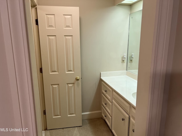 420 Fox Bay Dr, Brandon, MS 39047 - bathroom featuring vanity and baseboards