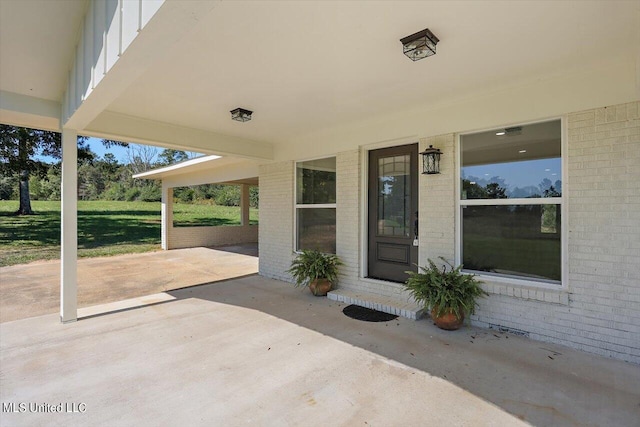 view of patio