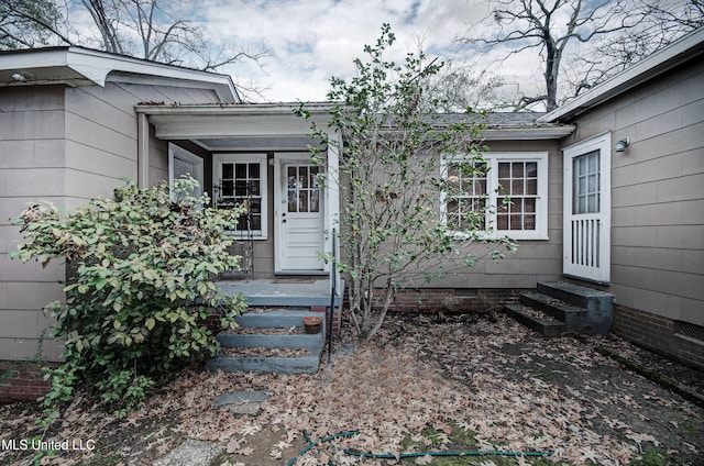 view of property entrance