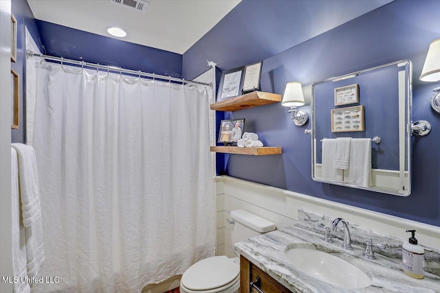 215 Grayhawk Dr, Madison, MS 39110 - bathroom with vanity and a shower with shower curtain