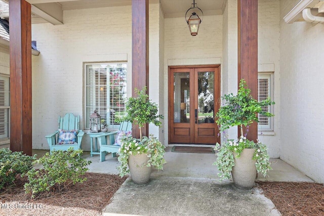 215 Grayhawk Dr, Madison, MS 39110 - entrance to property with french doors and covered porch