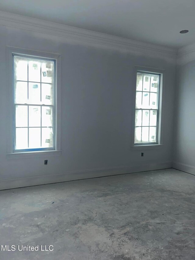 13146 Carrolton St, Biloxi, MS 39532 - spare room featuring ornamental molding
