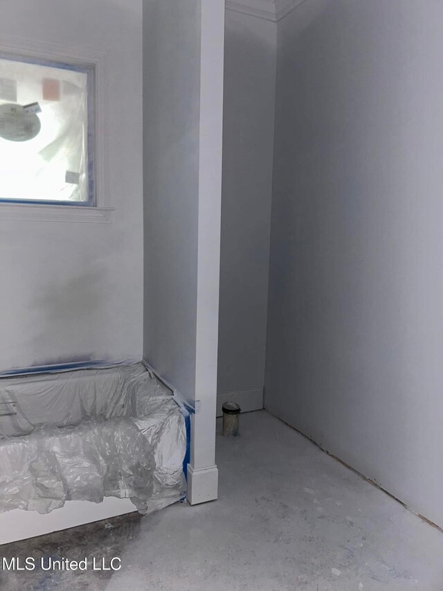 13146 Carrolton St, Biloxi, MS 39532 - bedroom with concrete floors