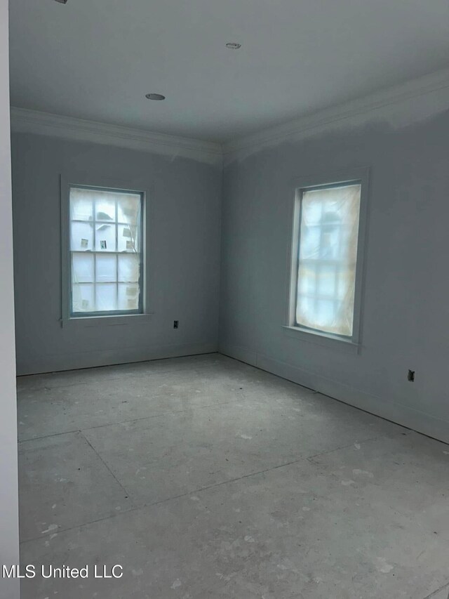 13146 Carrolton St, Biloxi, MS 39532 - unfurnished room featuring crown molding