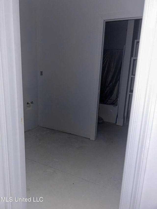 13146 Carrolton St, Biloxi, MS 39532 - hallway featuring concrete floors