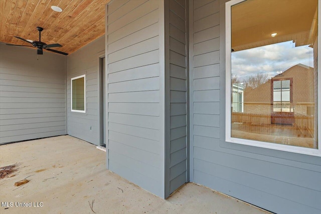 121 Ashby Ridge Dr, Canton, MS 39046 - view of patio featuring ceiling fan