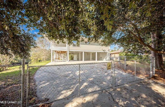 view of rear view of house