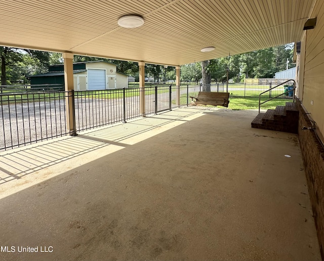 19728 Hwy 63, Moss Point, MS 39562 - view of patio with an outbuilding