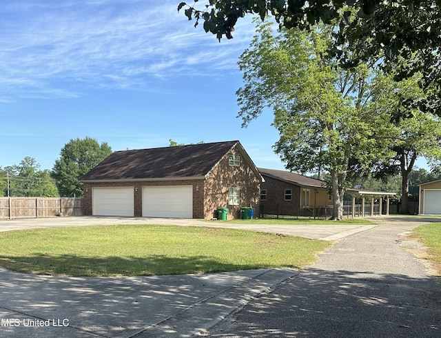 19728 Hwy 63, Moss Point, MS 39562 - view of front of house with brick siding and driveway