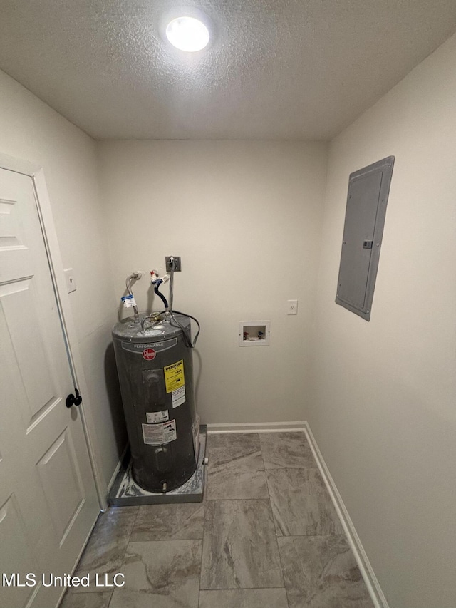 230 Greenbriar Cir, Holly Springs, MS 38635 - utility room featuring electric water heater and electric panel