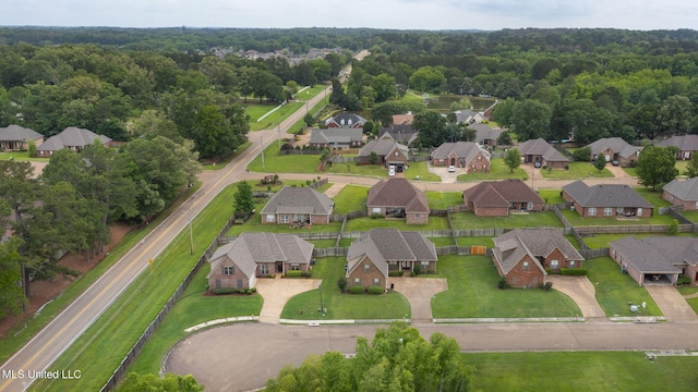 101 Marion Dr, Clinton, MS 39056 - aerial view of property and surrounding area with nearby suburban area and a forest