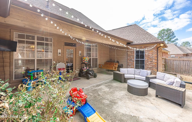 view of patio / terrace featuring outdoor lounge area