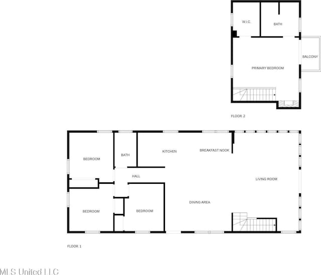 6085 Shawnee St, Kiln, MS 39556 - floor plan / room layout