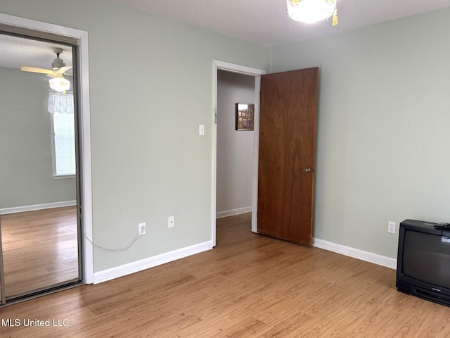 25 Cloverdale Rd, Natchez, MS 39120 - empty room featuring ceiling fan, wood finished floors, and baseboards