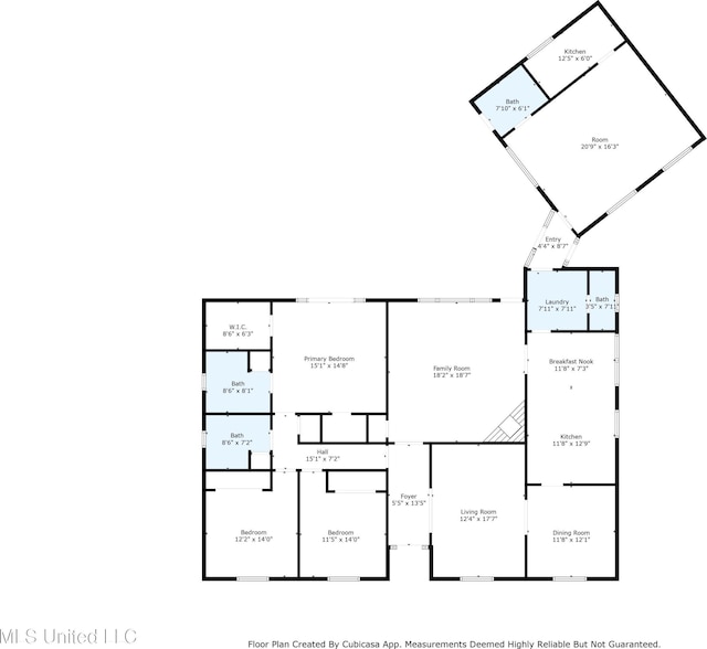 429 Linda Dr, Biloxi, MS 39531 - view of floor plan / room layout