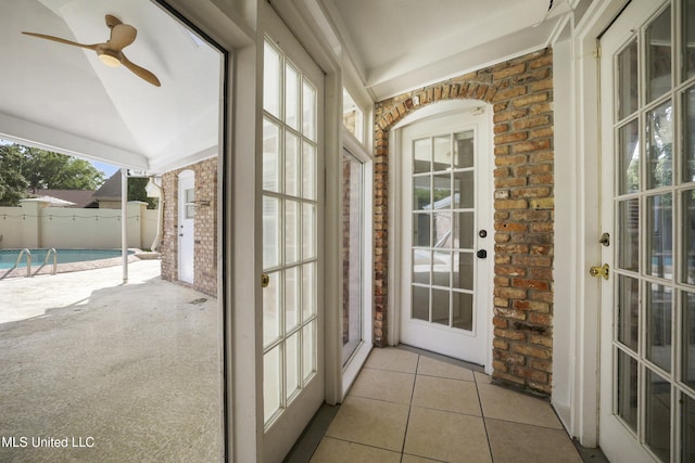429 Linda Dr, Biloxi, MS 39531 - unfurnished sunroom featuring lofted ceiling