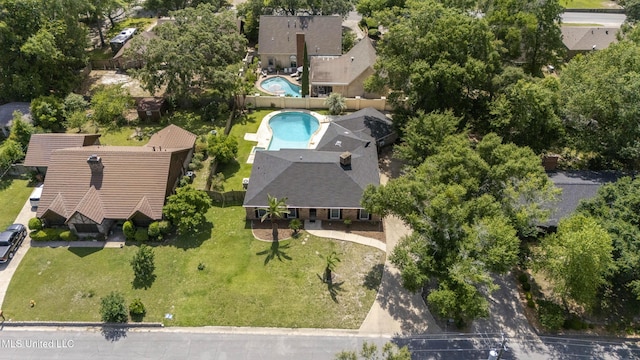 429 Linda Dr, Biloxi, MS 39531 - aerial view of property's location featuring a pool area