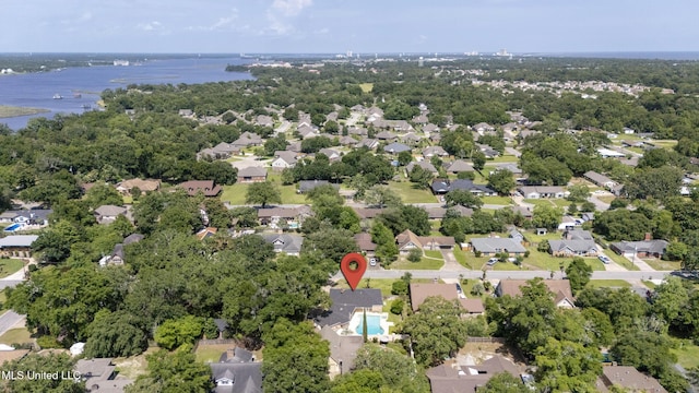 429 Linda Dr, Biloxi, MS 39531 - aerial view of residential area with a nearby body of water