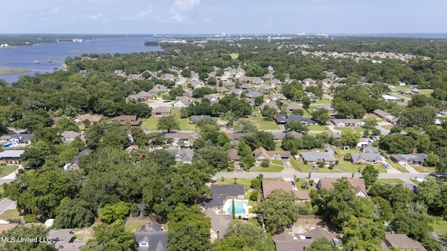 429 Linda Dr, Biloxi, MS 39531 - aerial view of residential area with a large body of water