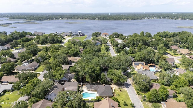 429 Linda Dr, Biloxi, MS 39531 - aerial perspective of suburban area featuring a large body of water