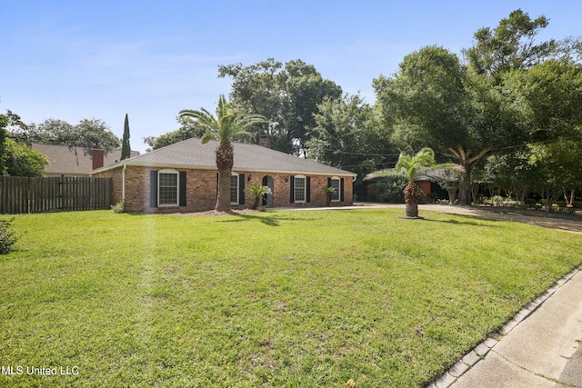 429 Linda Dr, Biloxi, MS 39531 - ranch-style home featuring brick siding and a chimney