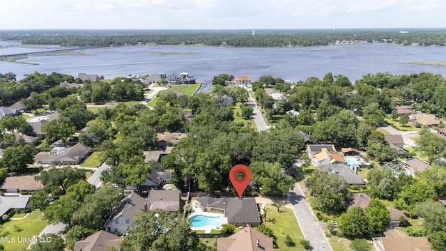 429 Linda Dr, Biloxi, MS 39531 - aerial view of residential area featuring a large body of water