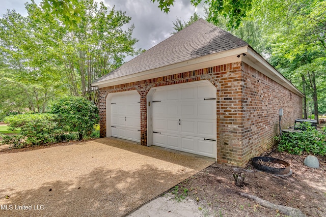 1025 Monet Cv, Brandon, MS 39047 - view of detached garage