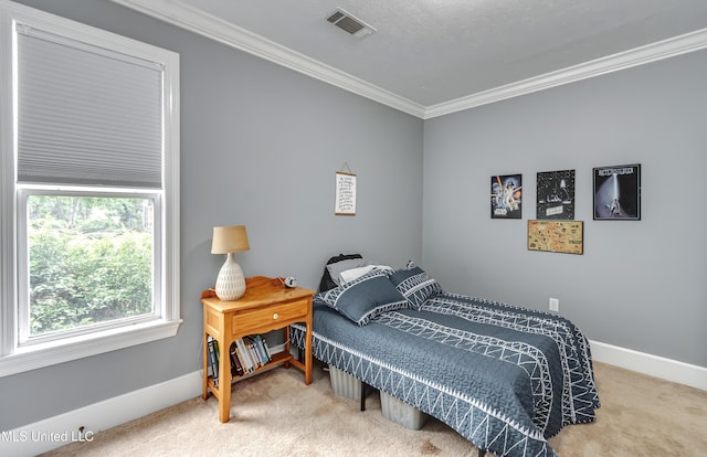 1025 Monet Cv, Brandon, MS 39047 - bedroom featuring carpet, crown molding, and baseboards