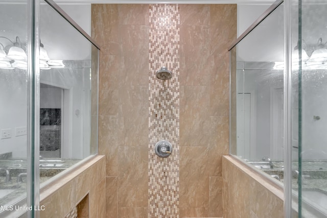 1025 Monet Cv, Brandon, MS 39047 - bathroom with tiled shower