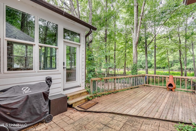 1025 Monet Cv, Brandon, MS 39047 - deck featuring area for grilling