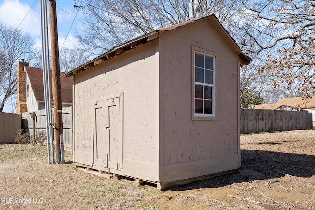 view of outbuilding