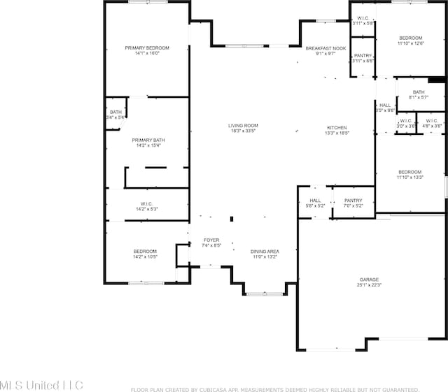 709 Champagne Dr, Biloxi, MS 39532 - view of property floor plan