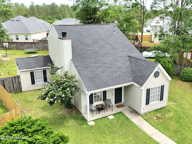 drone / aerial view